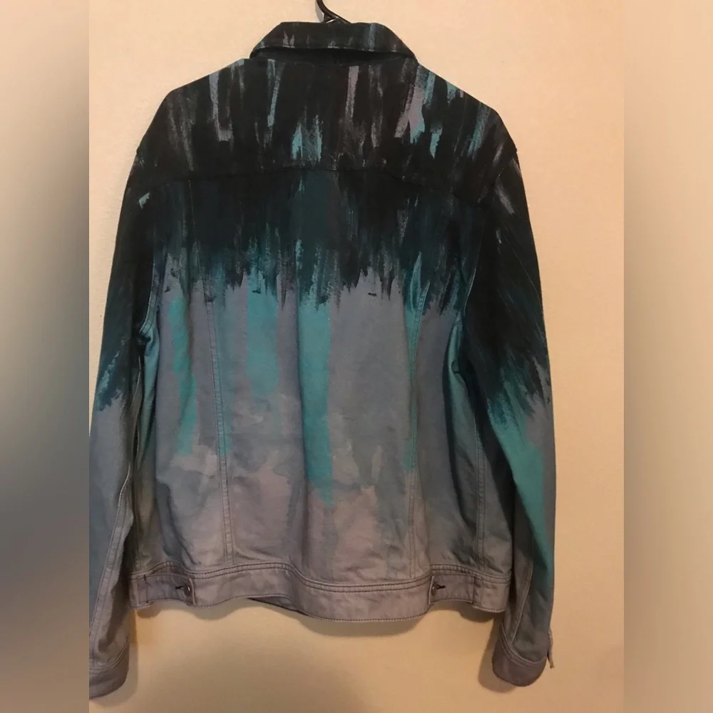 AG Men’s Art Project Misty Forest Trucker Jacket